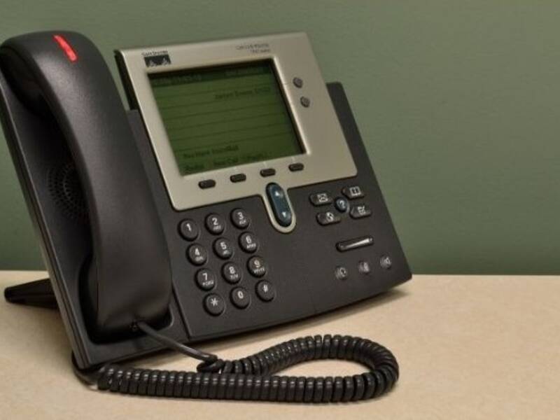 Ein Telefon. 