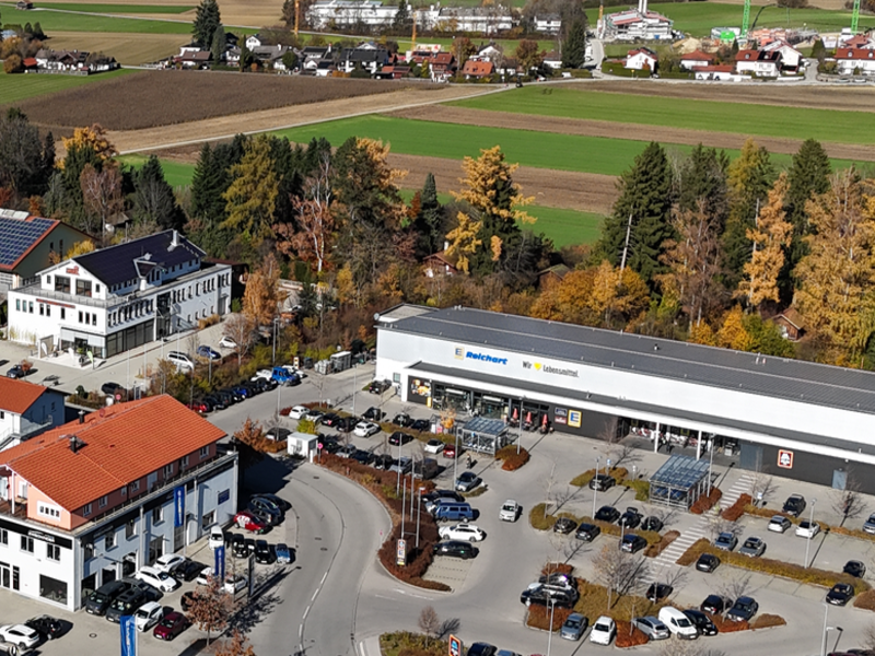 Gewerbegebiet von oben